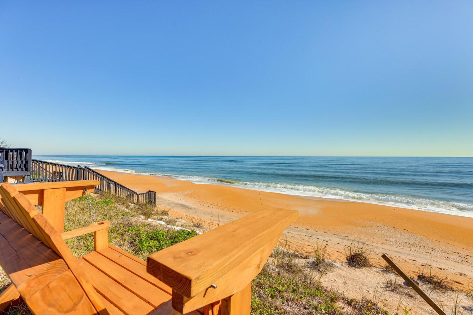 Oceanfront Oasis In Flagler Beach With Deck And Views! Dış mekan fotoğraf