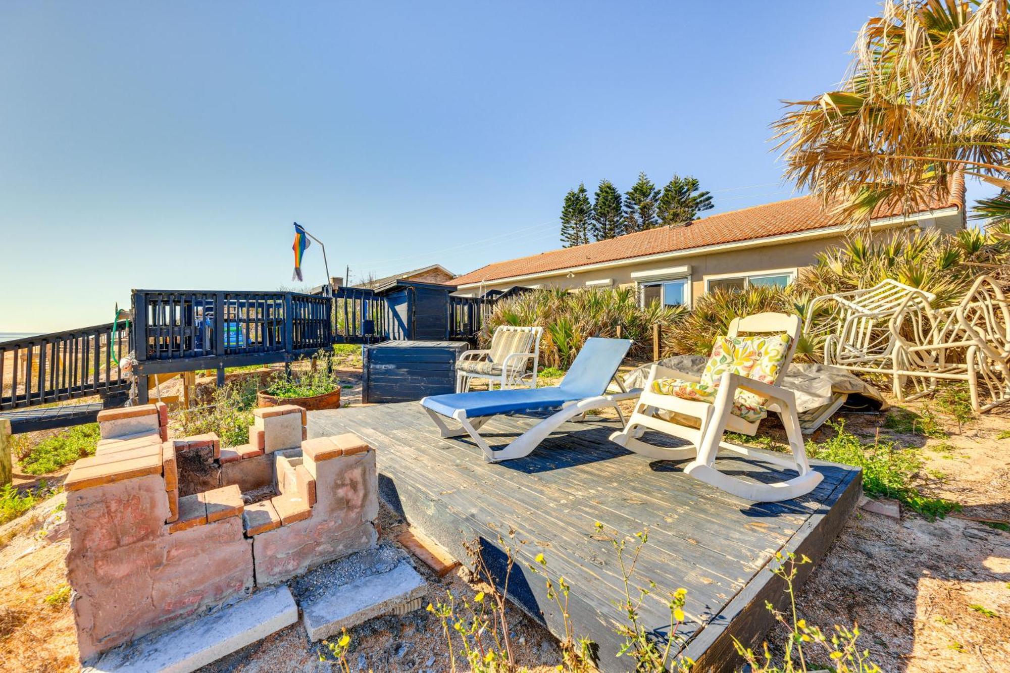 Oceanfront Oasis In Flagler Beach With Deck And Views! Dış mekan fotoğraf