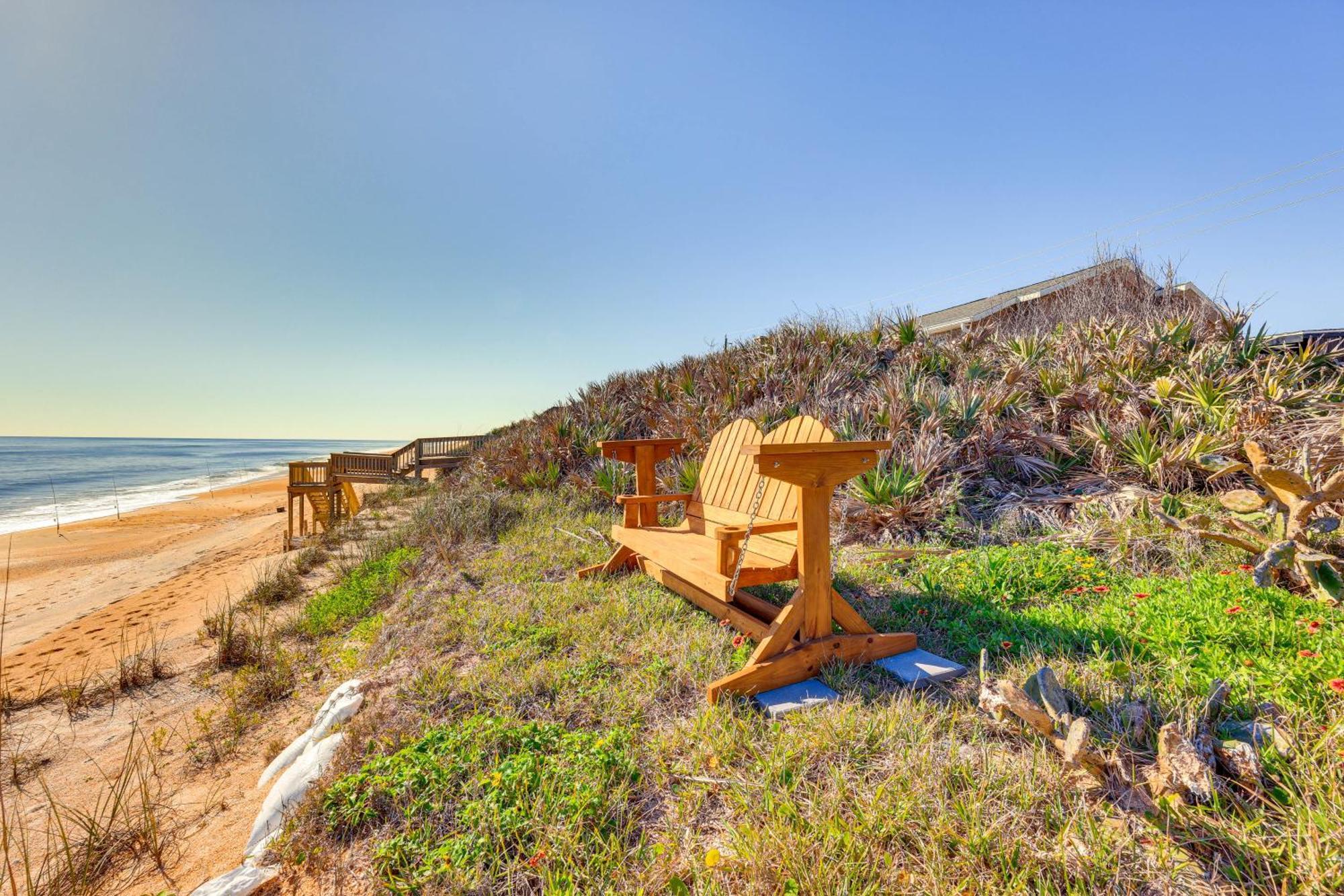 Oceanfront Oasis In Flagler Beach With Deck And Views! Dış mekan fotoğraf