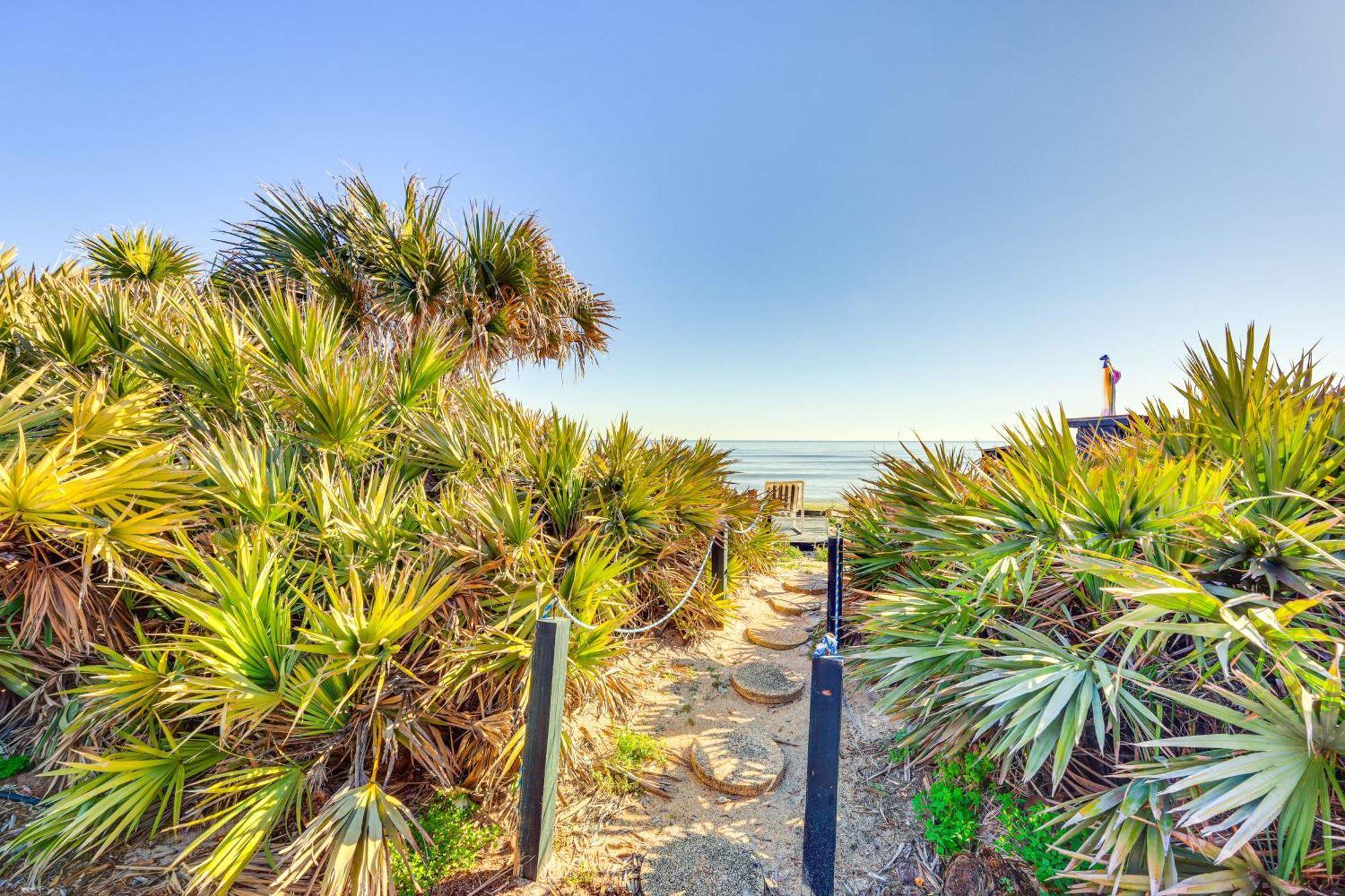 Oceanfront Oasis In Flagler Beach With Deck And Views! Dış mekan fotoğraf