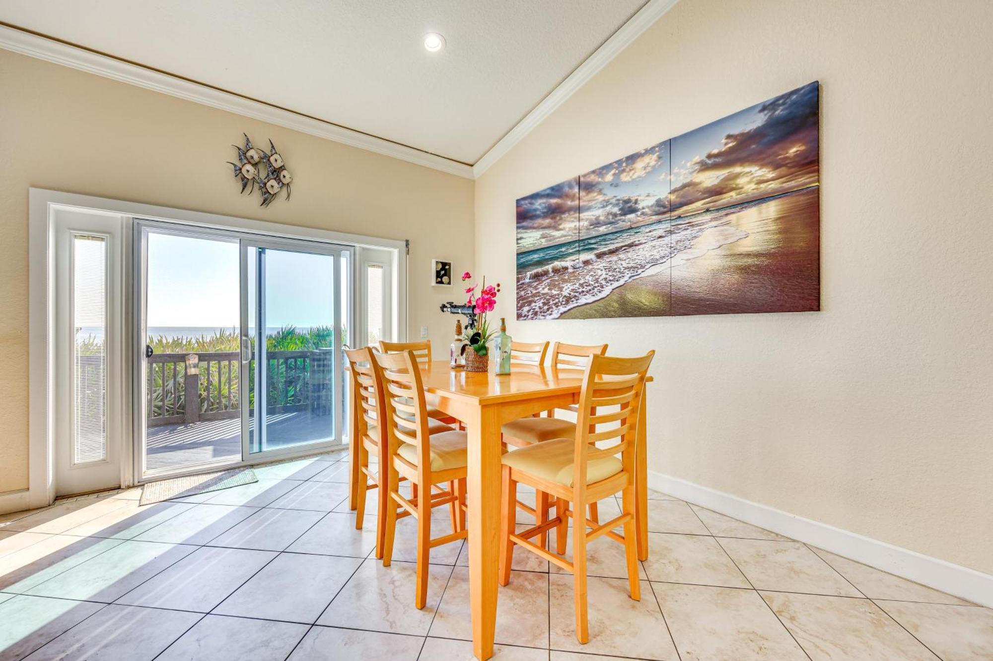 Oceanfront Oasis In Flagler Beach With Deck And Views! Dış mekan fotoğraf