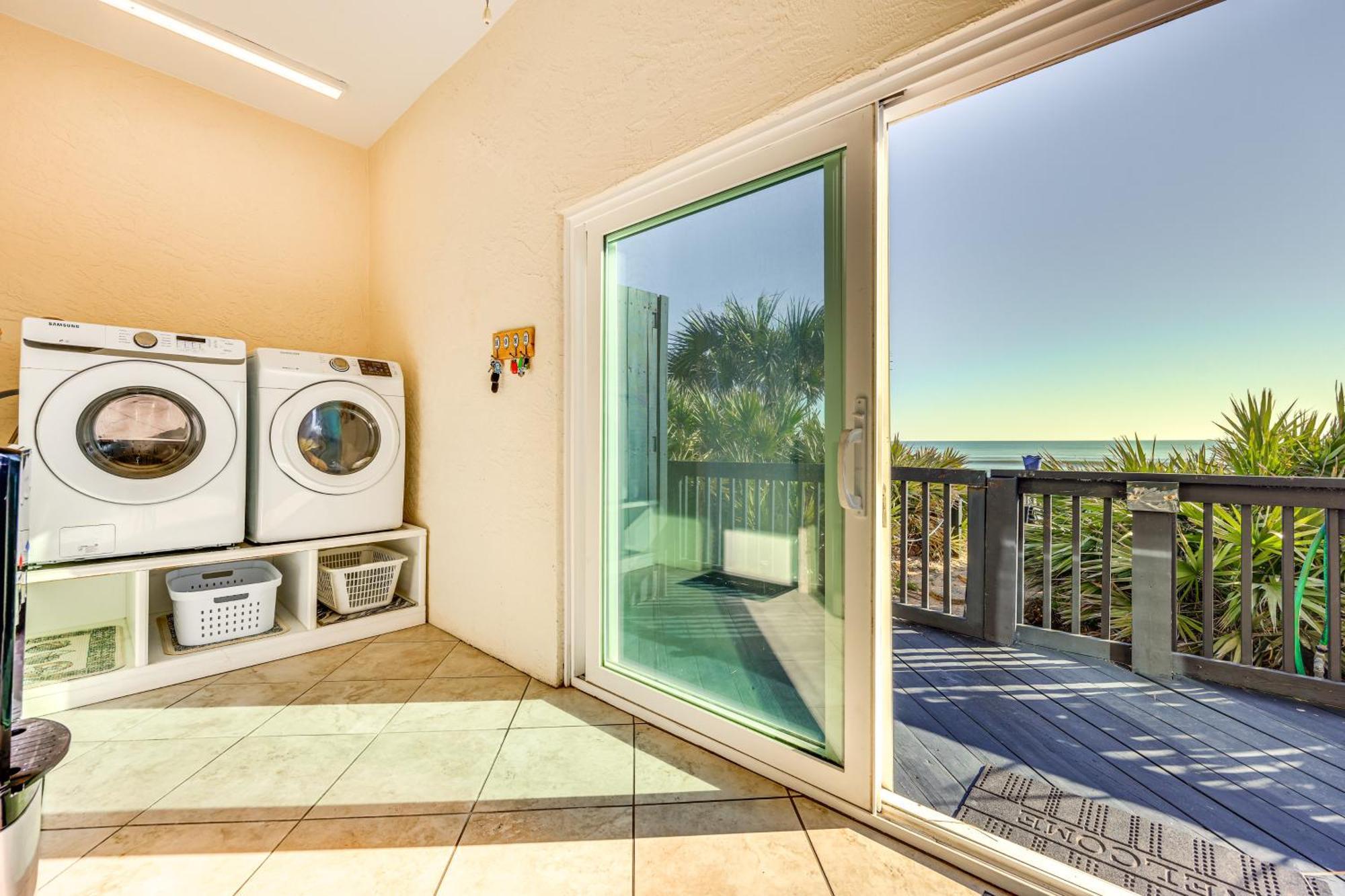 Oceanfront Oasis In Flagler Beach With Deck And Views! Dış mekan fotoğraf